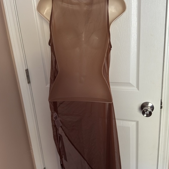 Brown Sheer Top - Picture 4 of 5